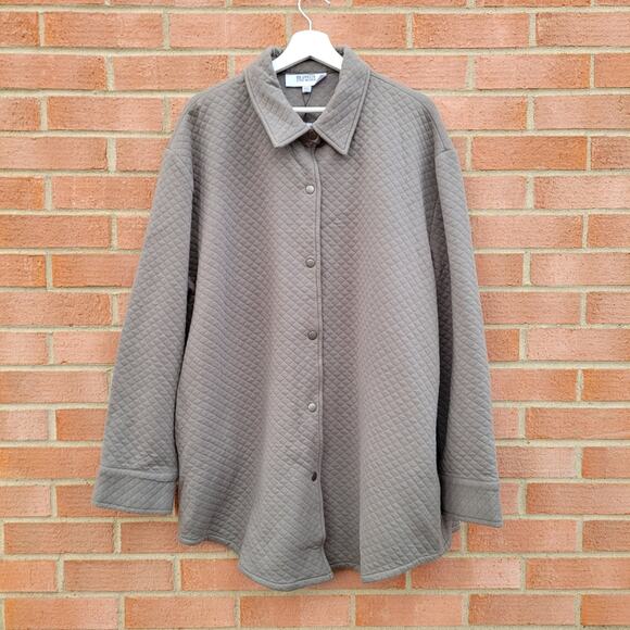 BB Dakota by Steve Madden Quilted Snap Front Jacket Shaket XXL - Picture 1 of 5